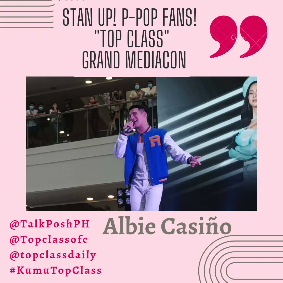 talk_posh's tweet photo. Stan Up! P-Pop Fans! "Top Class" Grand Mediacon Introducing the 30 official  trainees with Top Class co-host Albie Casiño @thestallion09

Read more: 
https://t.co/FLAZnLawUg 

#Topclassgrandmediacon #Topclass #kumuTOPCLASS #AlbieCasiño #cohost #MediaConference https://t.co/61EcihFfc6
