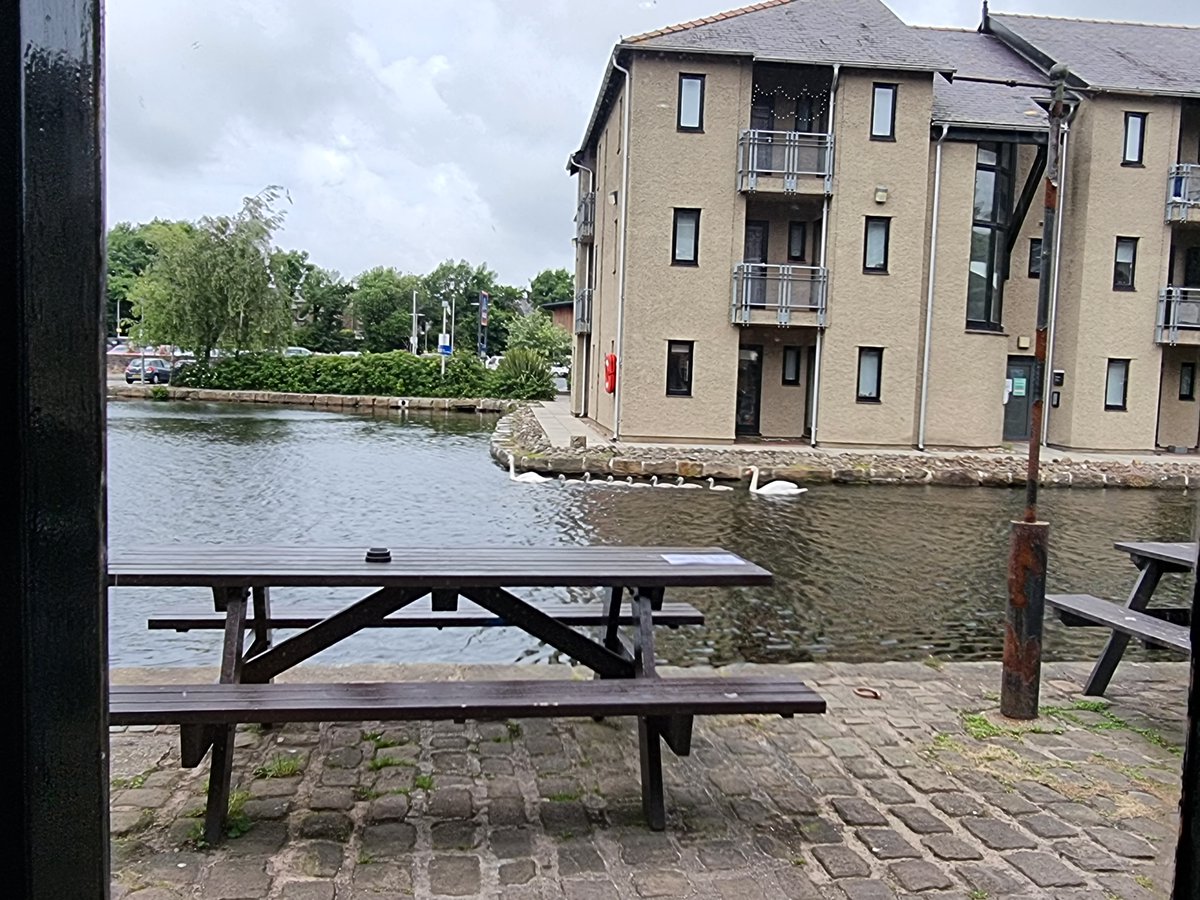 Lovely relaxed lunch <a href="/thewaterwitch/">The Water Witch</a> in Lancaster today