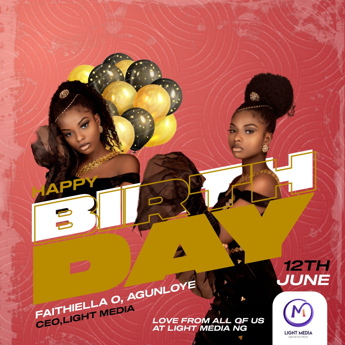 LightmediaNG's tweet photo. To Our Amazing and Beautiful CEO/MD.
Happy Birthday @faithiella 
Length and Depth of years milady! https://t.co/7PBvp6l8iA