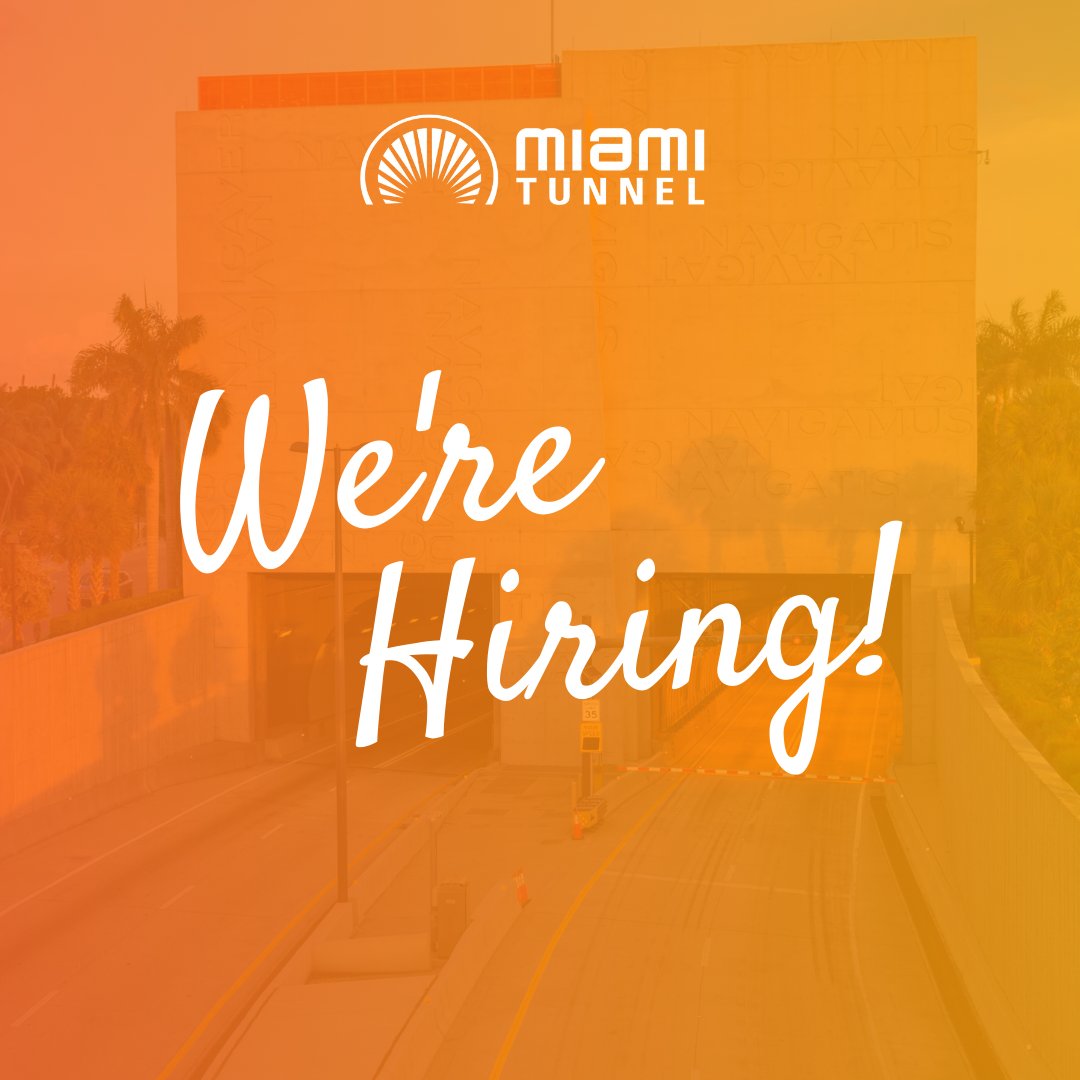 portmiamitunnel's tweet photo. Are you a talented individual passionate about engineering, architecture, and public institutions? Check out our open positions and apply. 👉 https://t.co/JbwSHyC0PA
#tunnelteam #miamijobs #miamidadejobs #werehiring #hiring #jobpost https://t.co/VqNKIPBfs0
