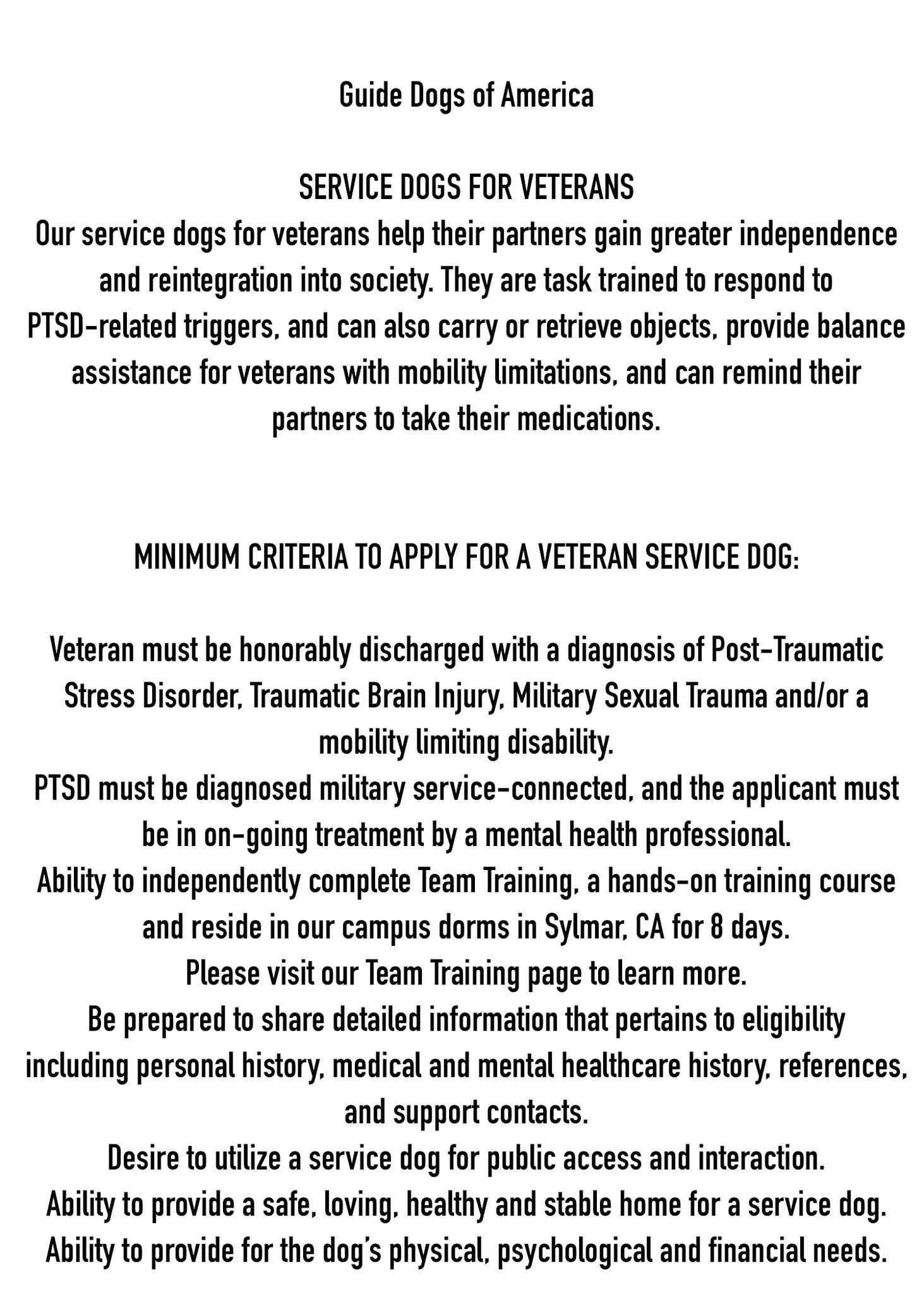 Ren on Twitter "69/ Guide Dogs of America https//t.co/P0D51wz3ig GuideDogsGDA Provides