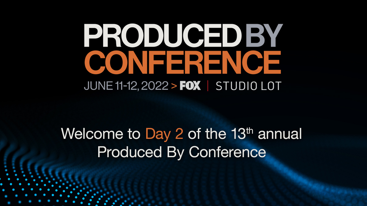 producersguild's tweet photo. Day 2 of the #ProducedByConference kicks off with one of our most popular sessions — Pitch Perfect. Five pre-selected conference attendees share their 3 minute pitch LIVE in front of an audience of producers and executives. Sponsored by @latimes. https://t.co/qC36wg7adZ