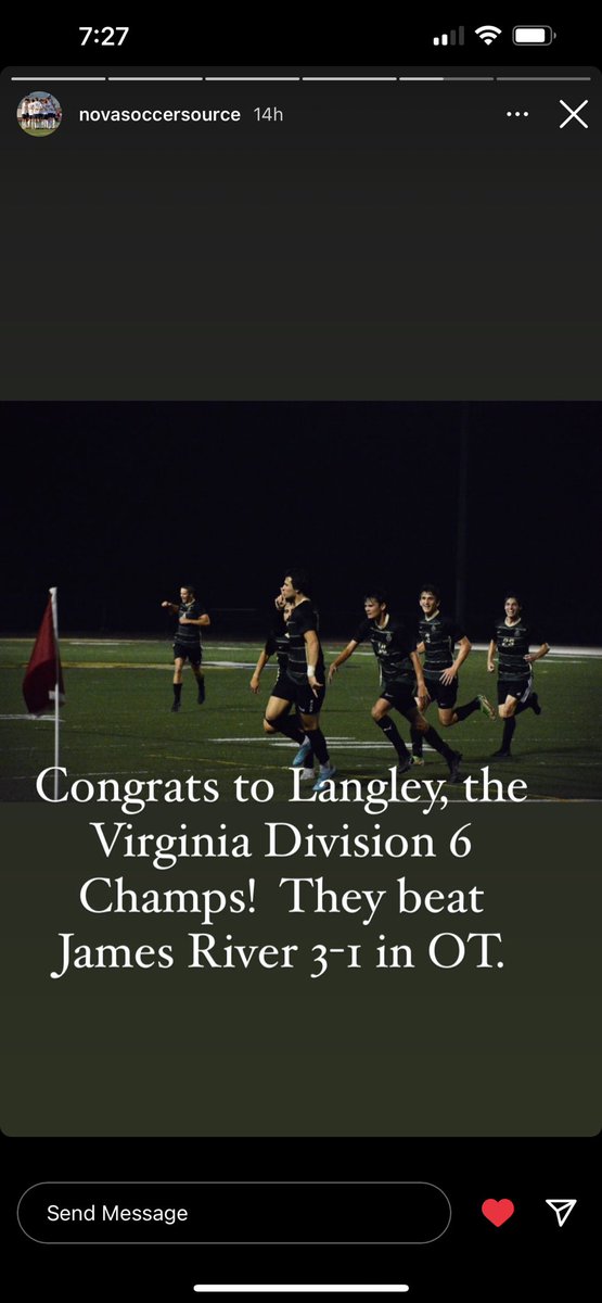 What a memory you gentleman created for yourselves and I.  Thank you so much for giving your best always and coming home as VA Champs