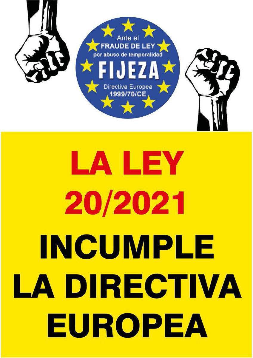 Alexistabaresh's tweet photo. @EvaEva2022 @Urko79956177 No debemos permitir lo que hacen los políticos. Una sociedad sin tanta suciedad.
#NoLey20_2021
#NoIcetazo
#SpainTemporaryHelp
#FijezaYaEsConstitucional
#NoEsUnRegaloEsUnDerecho
#FijezaYa
#YoFijoaExtinguir
#3añosYaEsAbuso
#ConsolidarPersonasNoPlazas
#BastaYadeTemporalidad https://t.co/pJFXelxnlA