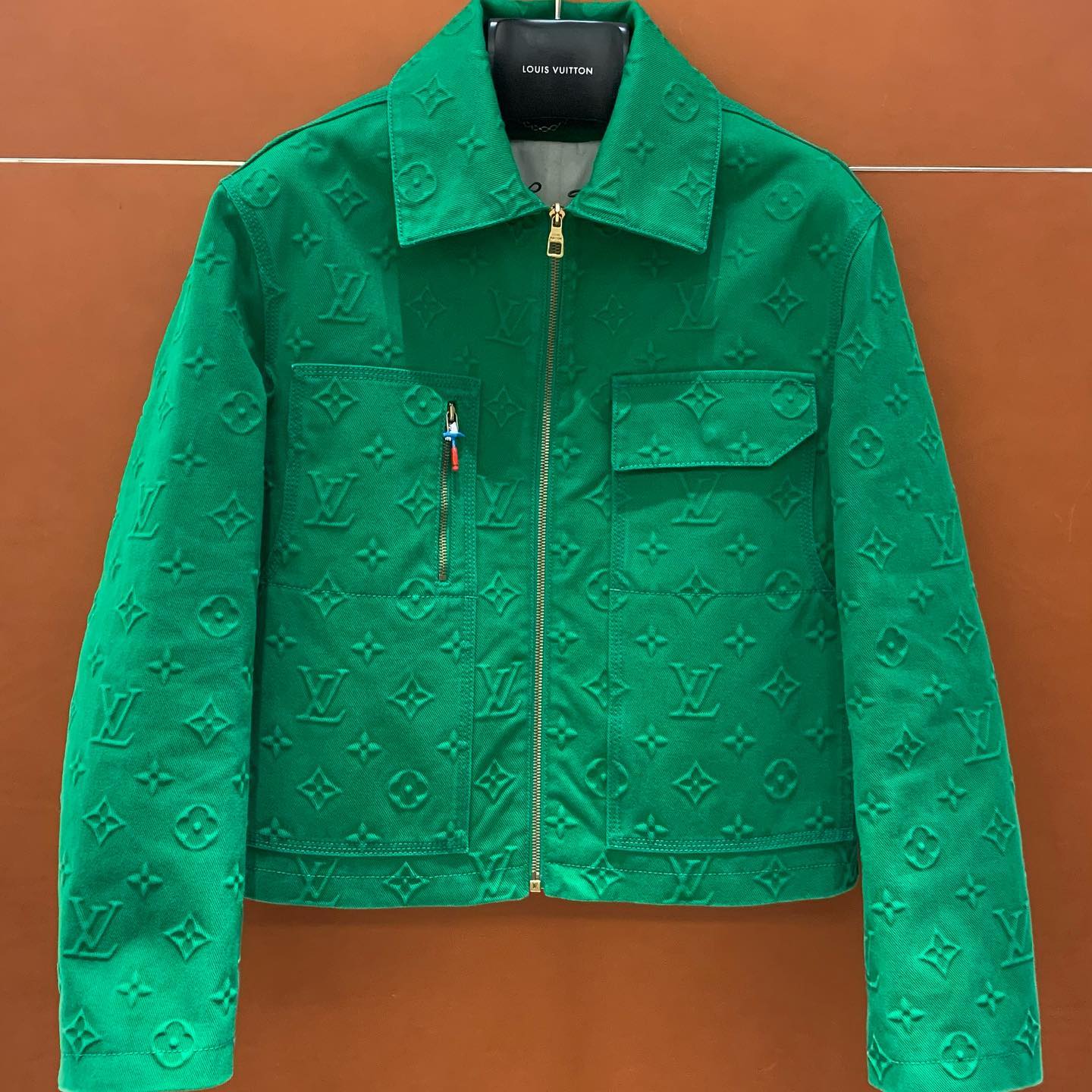 Louis vuitton green jacket online