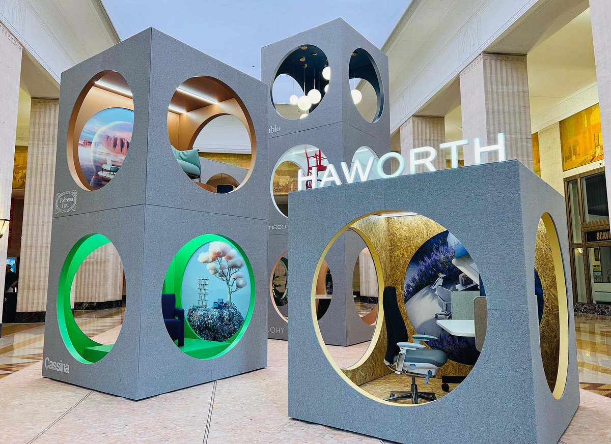 NeoCon_Shows's tweet photo. As we gear up for a bustling few days, don’t forget to check out these calming pop-ups for an opportunity to connect, commune, and recharge when you need a pause! 
@HaworthInc 
@frameryfinland  
@MohawkGroup
@NookPod https://t.co/J4xLkuTnfl