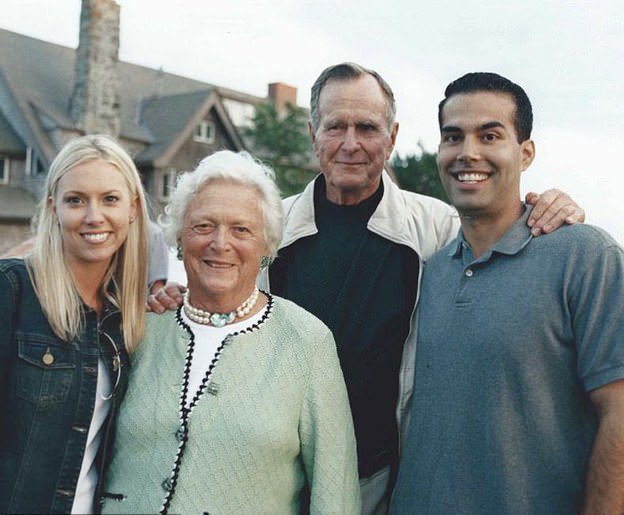 georgepbush's tweet photo. Today we celebrate what would be gampy’s 98th birthday. Happy birthday to the greatest man I’ve ever known. https://t.co/8Kzx5yxkOk