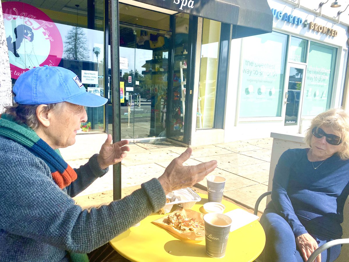 Anna_Cummins's tweet photo. My 84 yr old dad explaining BAYC NFTs to my mom after a morning tutorial. “I think I’m starting to get it a little, lemme try…” #BAYC #NFTs #Crypto https://t.co/H1tpH178TG