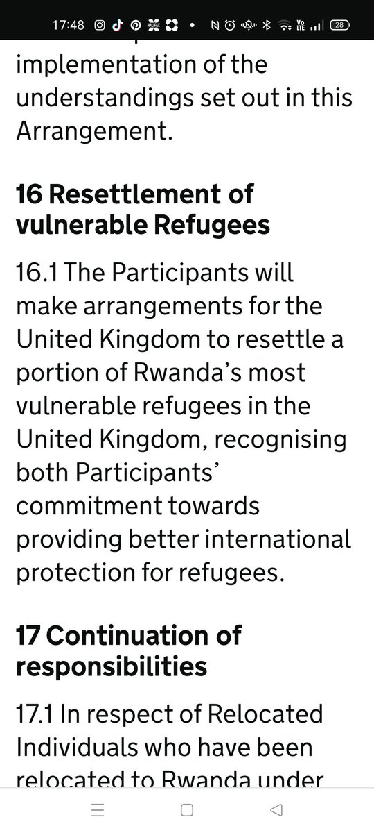 reform9's tweet photo. Where's the logic and compassion .We send people there, as there are too many crossing to UK, to stop the drain on NHS etc etc. But we are going to take their refugees🤬😡🤬statement below from the .gov memorandum of understanding.
Please share and show this for what it is.. https://t.co/JtQyuywRf6