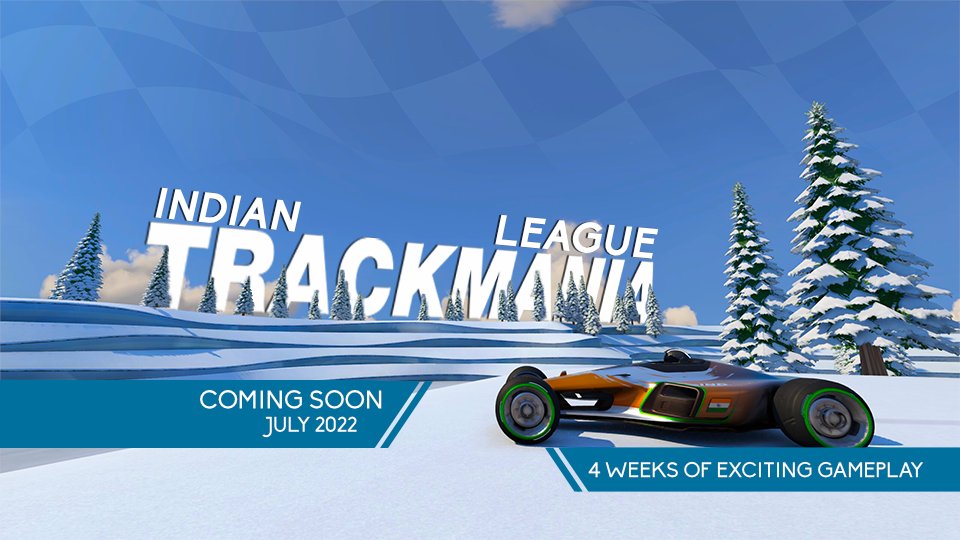 TrackmaniaIndia's tweet image. 🇮🇳 Announcing Indian Trackmania League  🇮🇳 
Stay tuned for more information.

Join TM India discord – trackmaniaindia.com

#Trackmania