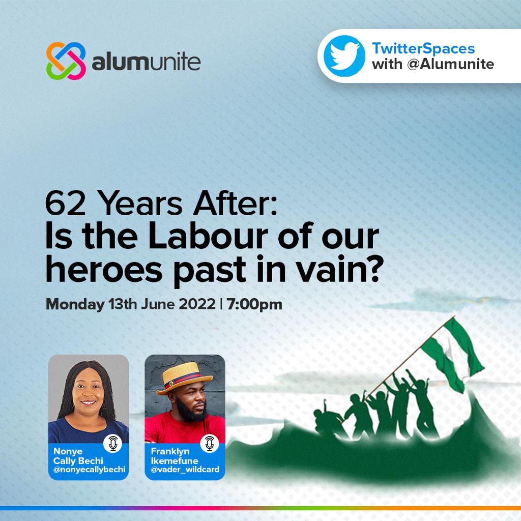 nonyecallybechi's tweet photo. Join this live conversation with me and @AlumUnite. https://t.co/1MlC1gnwor