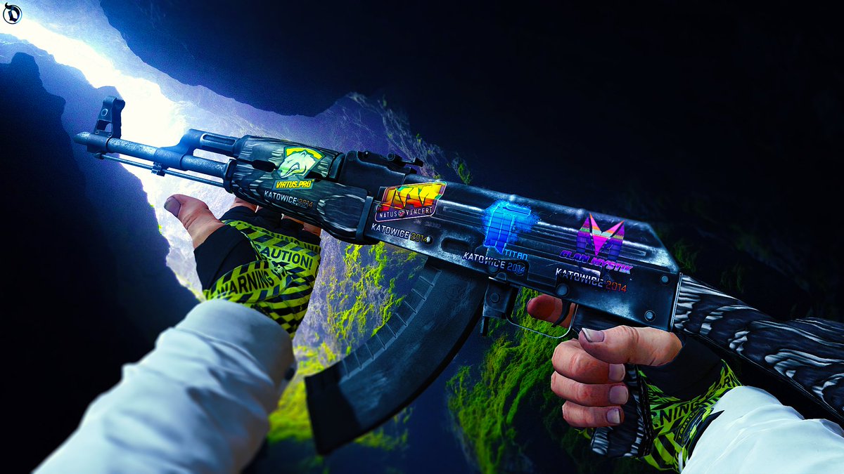 MaxGD2's tweet image. Just got this sick artwork for my AK from @dual_csgo beautiful work ❤️🙏