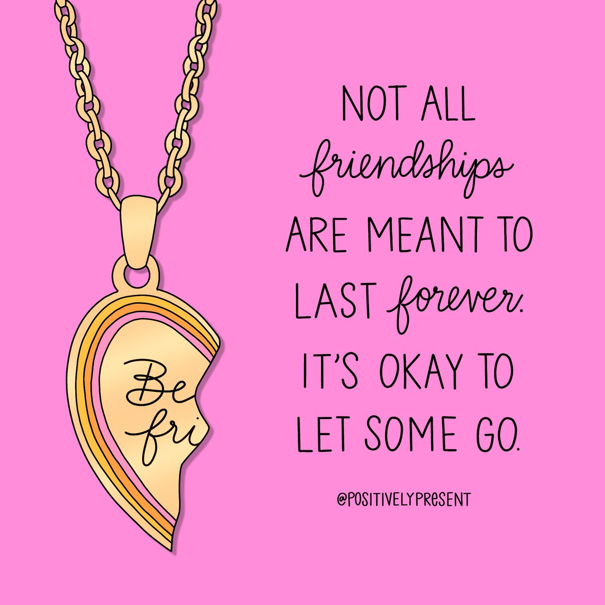 It’s okay to let go. 💛