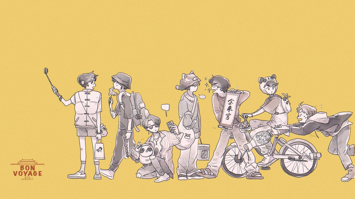 GEEK_YR's tweet photo. #bts #BTS9thAnniversary 
春日后的再次相见…13日'BON VOYAGE 7'公开！与中国阿米一起的九周年🎉 https://t.co/2gX4xA5AoR