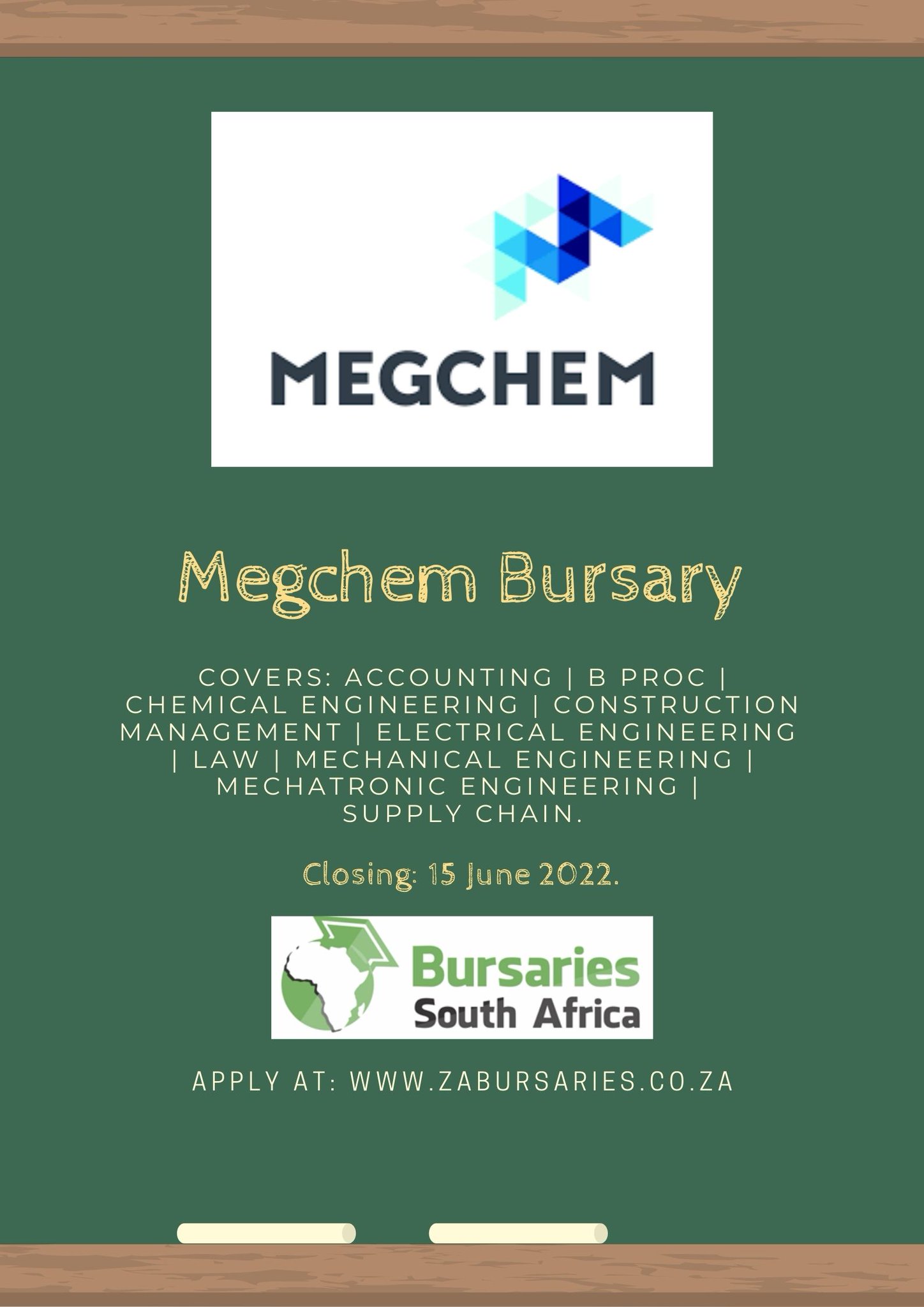 SA Bursaries on Twitter "REMINDER The Megchem Bursary is closing on