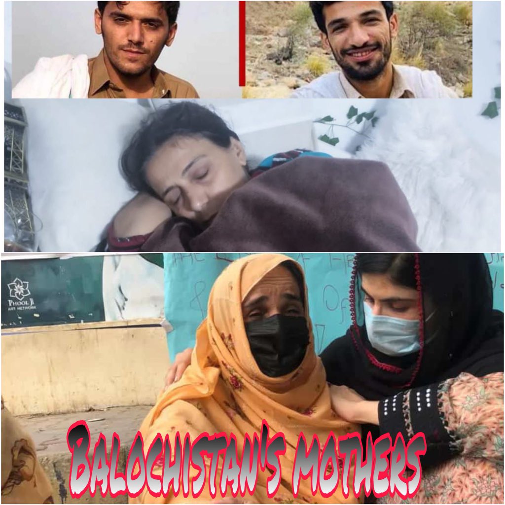 Mananbaloch28's tweet photo. Here Baloch mother's tear have no values
#ReleaseDodaAndGamshadBaloch
#SaveBalochStudents
#SaveBalochMissingPersons https://t.co/BtjqWSPWar