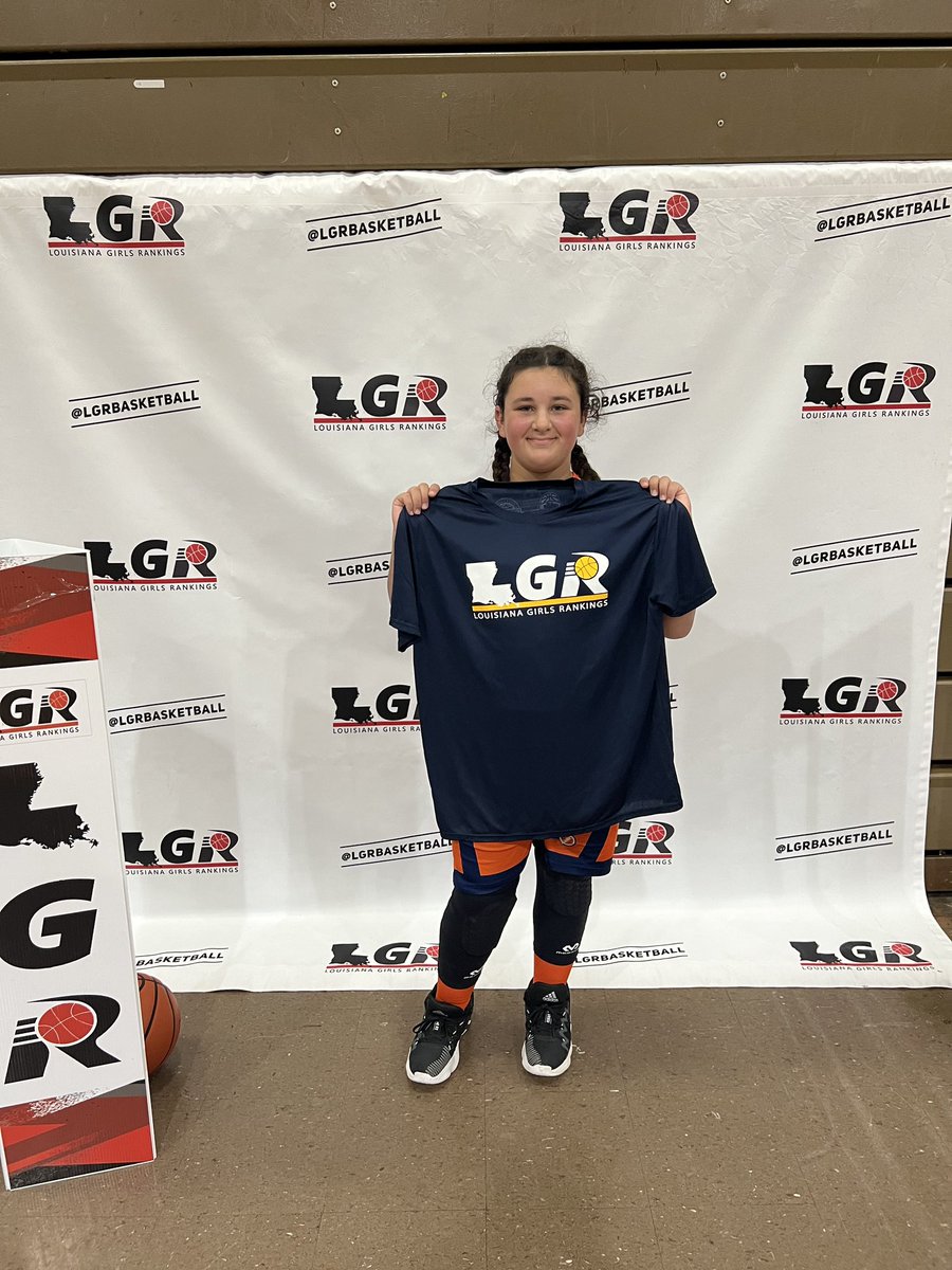 LBR_Basketball's tweet photo. 🏆 Governor’s Games Standout 🏆

⛹️‍♀️Adelyn Lefort
🏫  Galliano Elementary School 2029
🏀 Lady Flash

📝Adelyn ends the game with 4 points. She was a threat on the boards and always there for the put backs. 
#GovernorsGames https://t.co/22bVjSu15l