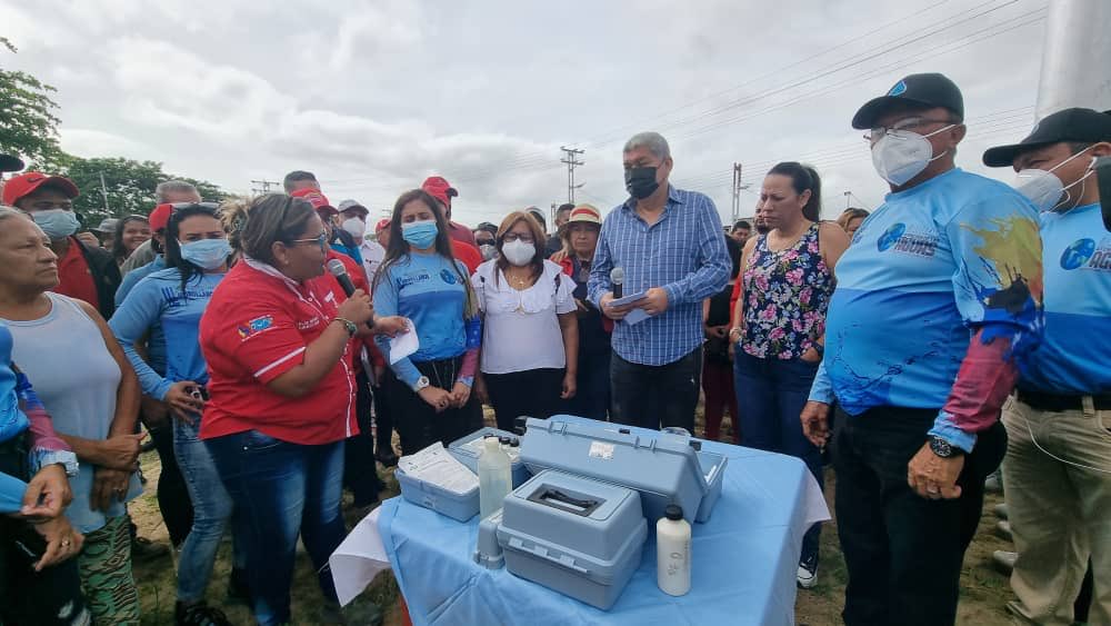 eduardopiate2's tweet photo. Ayer 11/06 inauguramos en nombre del pdte @NicolasMaduro el tanque elevado en el sector “Barrio Obrero” de San Fernando de Apure. Esta infraestructura con capacidad para 1.000 tm garantiza el agua potable a 22 comunidades con más de 11 mil familias y 34 mil hab de San Fernando https://t.co/mlDoEHbVM2