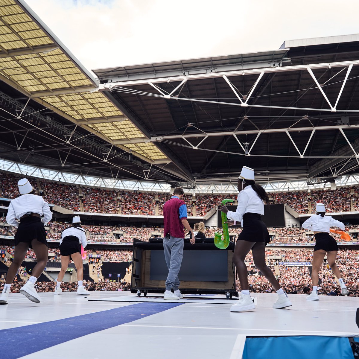 NathanDawe's tweet photo. Villa boy at Wembley. Lost for words 💜💙 #avfc #CapitalSTB https://t.co/qffkrUcOSx