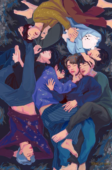 Happy bts day 🥹 looking forward to many more precious years with these angels 💜💜💜💜
#BTS9thAnniversary #9YearsWithBTS 