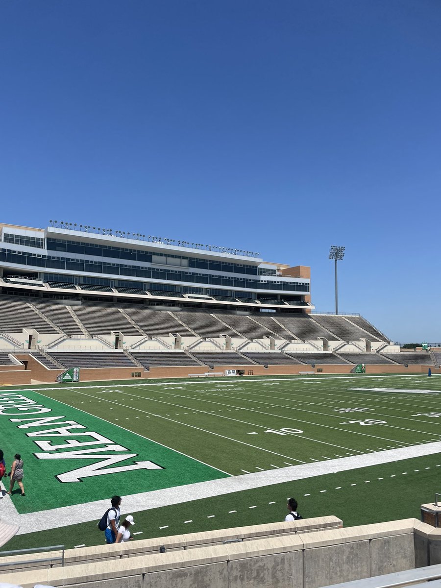 Wyattsmith_5's tweet photo. I’m here at the north Texas football camp today can’t wait to compete @_EliteProspects @UNT_Recruiting @CoachMarsh22 https://t.co/90lLx4gSJe