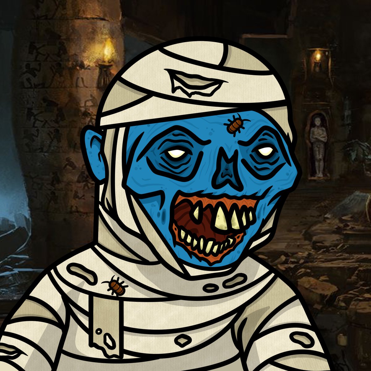 Defi_Django's tweet image. Only 8 hours left on this mummy! Win the #NFT and get a free #NFTee!! 

Auction link:
ravenist.com/hellafellas/15…

Have a great Sunday! 😁