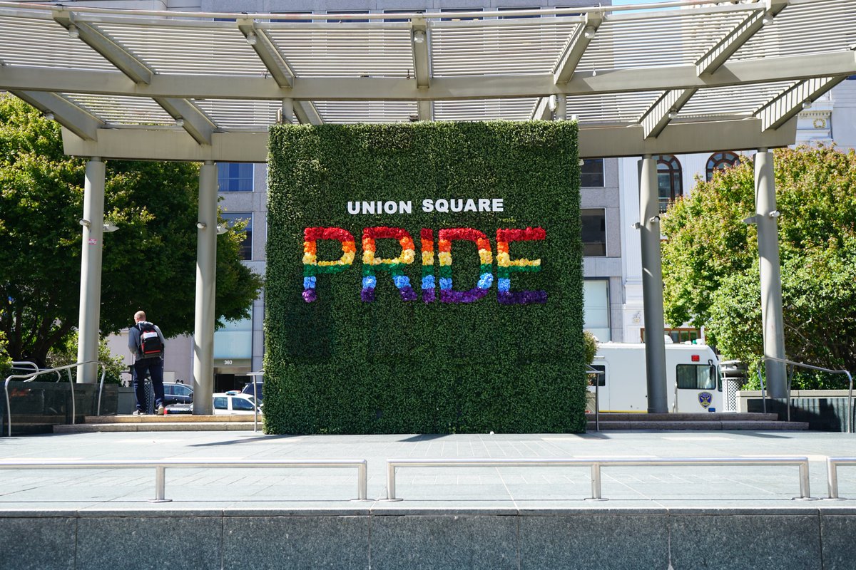 Happy #PrideMonth from #SFO. 🏳️‍🌈