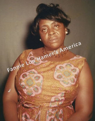A photo of Fannie Lou Hamer taken by the FBI after the beating. The 5 white law enforcement officials were later charged &amp; arrested for the brutal assaults against Hamer &amp; her colleagues. At their trial, the jury, which consisted of all white men, found them not guilty.