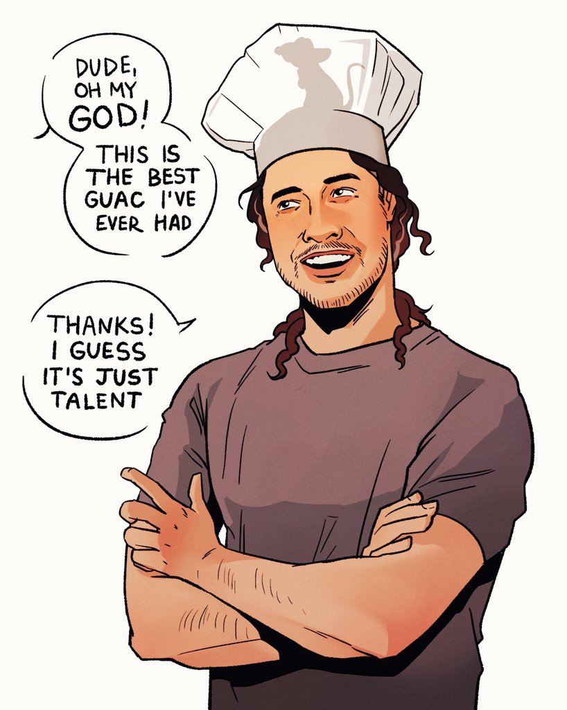 "Cool hat btw!" 