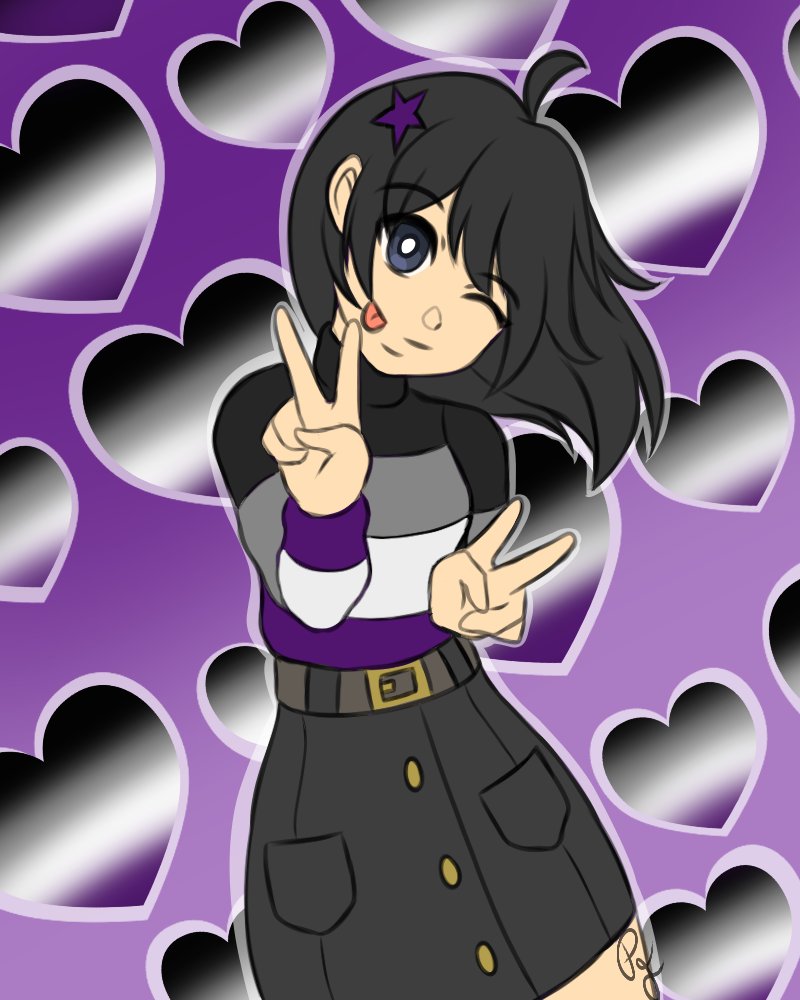 PotatoFairy5's tweet photo. Drew Feng Ming for Pride Month! 

#LGBTQ #PrideMonth #Pride2022 #PrideArt #ace #asexual #DeadbyDaylight #DeadbyDaylightfanart #fanart #fengming #manga #anime https://t.co/J7Cu8rAGI2