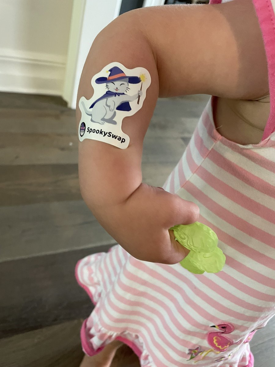 Even our 2 year old rocks the <a href="/SpookySwap/">SpookySwap💥</a> merch 💖 $ftm