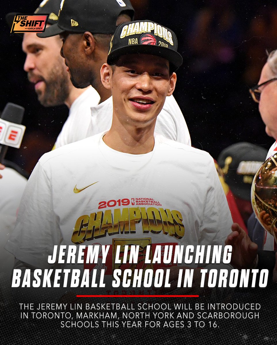 .@JLin7 is launching his own basketball school in Toronto, in partnership with the @CCYAA. 👏