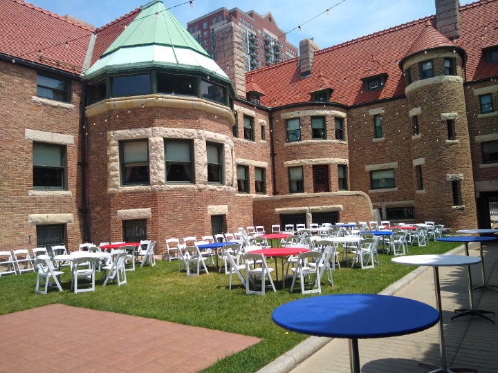 GlessnerHouse's tweet image. Soon this space will be filled with people during the @GlessnerHouse #WalkThroughTime event.