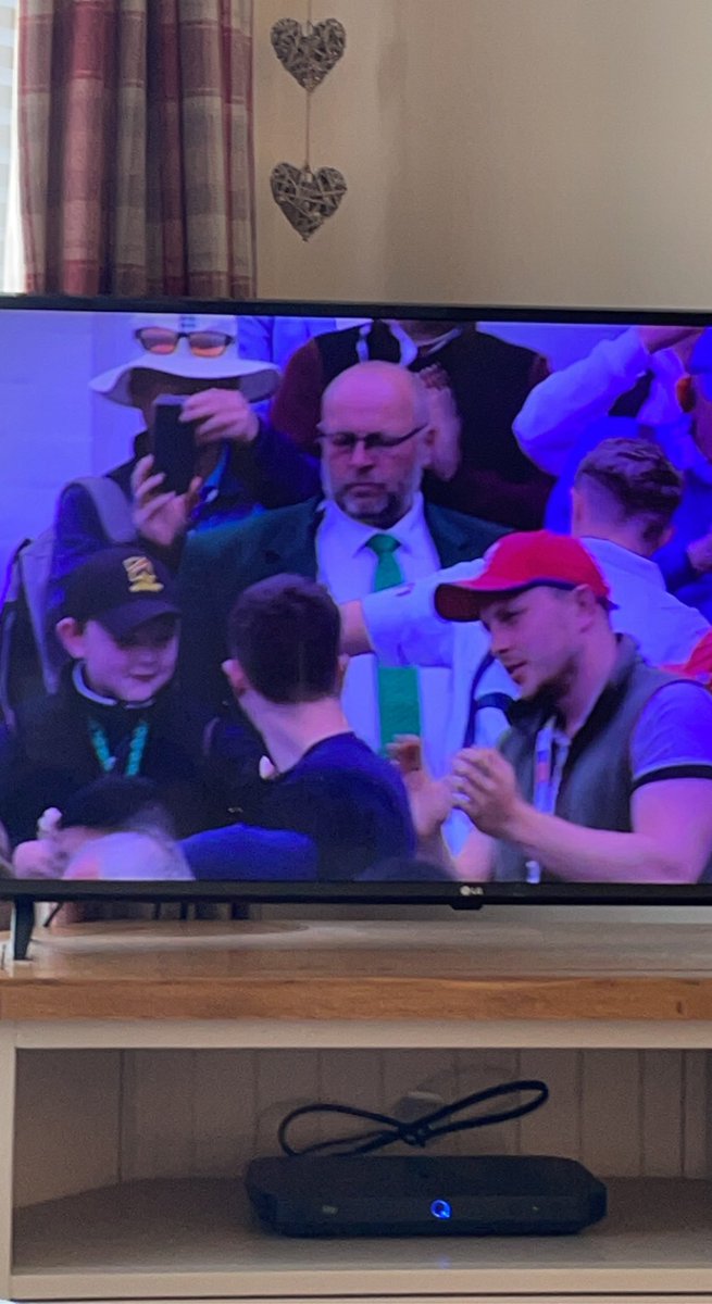 GosbertonAcad's tweet photo. A great knock by @root66 today but what a moment when he’s walking off and he spots one of our learners and offers a fist bump 👊 - top cricketer and a top man. #DoingHisBit #OneOfTheBest #MakingMemories https://t.co/Mwk805xyqJ