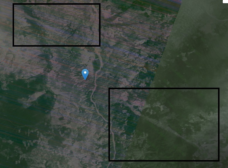 WeatherSarov1's tweet image. Very large tornado path was found in Krasnoyarsk Krai, Siberia during satellite data research. Max width - 3,7 km (2,3 miles).
Tornado occured in 1950-1960&apos;s 
Source - vk.com/gfrimen