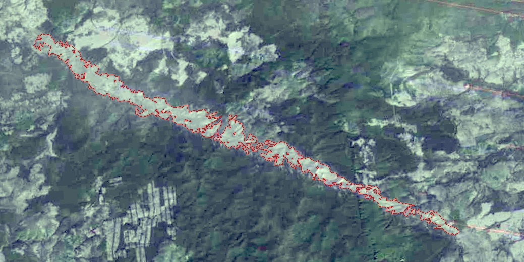 WeatherSarov1's tweet image. Very large tornado path was found in Krasnoyarsk Krai, Siberia during satellite data research. Max width - 3,7 km (2,3 miles).
Tornado occured in 1950-1960&apos;s 
Source - vk.com/gfrimen