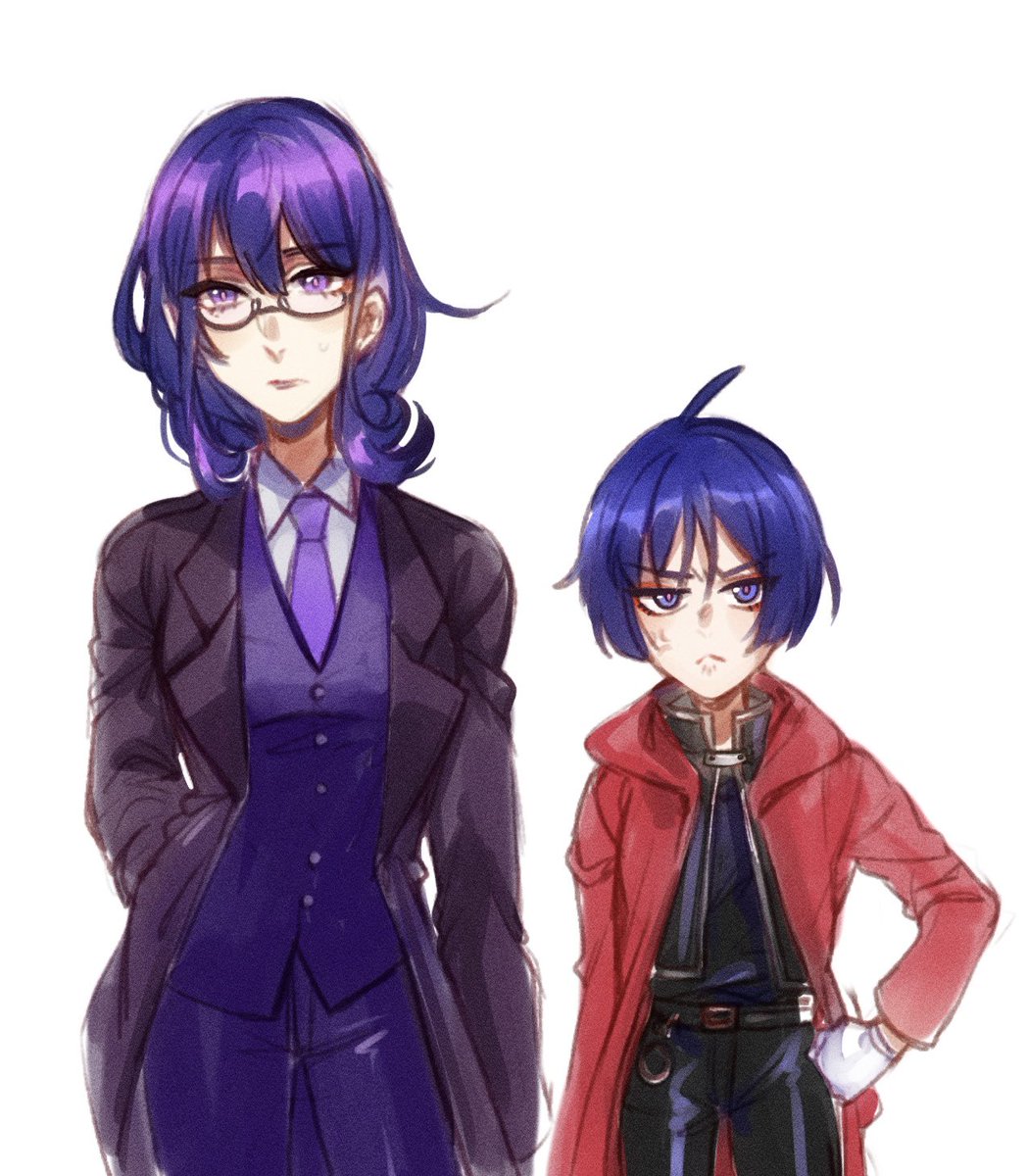 eannagram's tweet photo. they remind me of another parent-child duo? #RaidenShogun #Scaramouche #Genshinlmpact https://t.co/zqan7Ht5xO