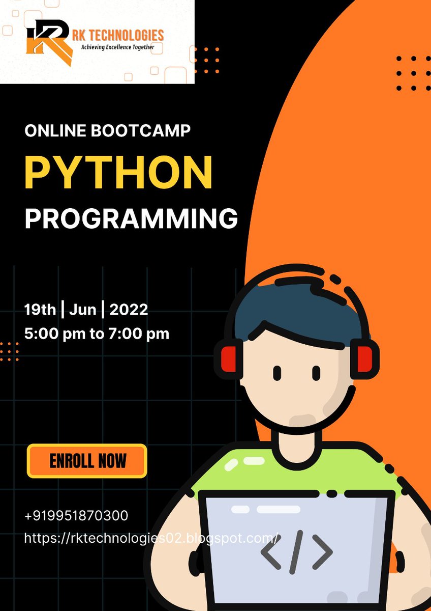 RahmathullahBa6's tweet photo. Grab the oppurtunity by enrolling the bootcamp  just only for 150₹/-
https://t.co/5DlHnb7VPh.
Tap on the above link and book ur seat. https://t.co/9YTEQyiGAj