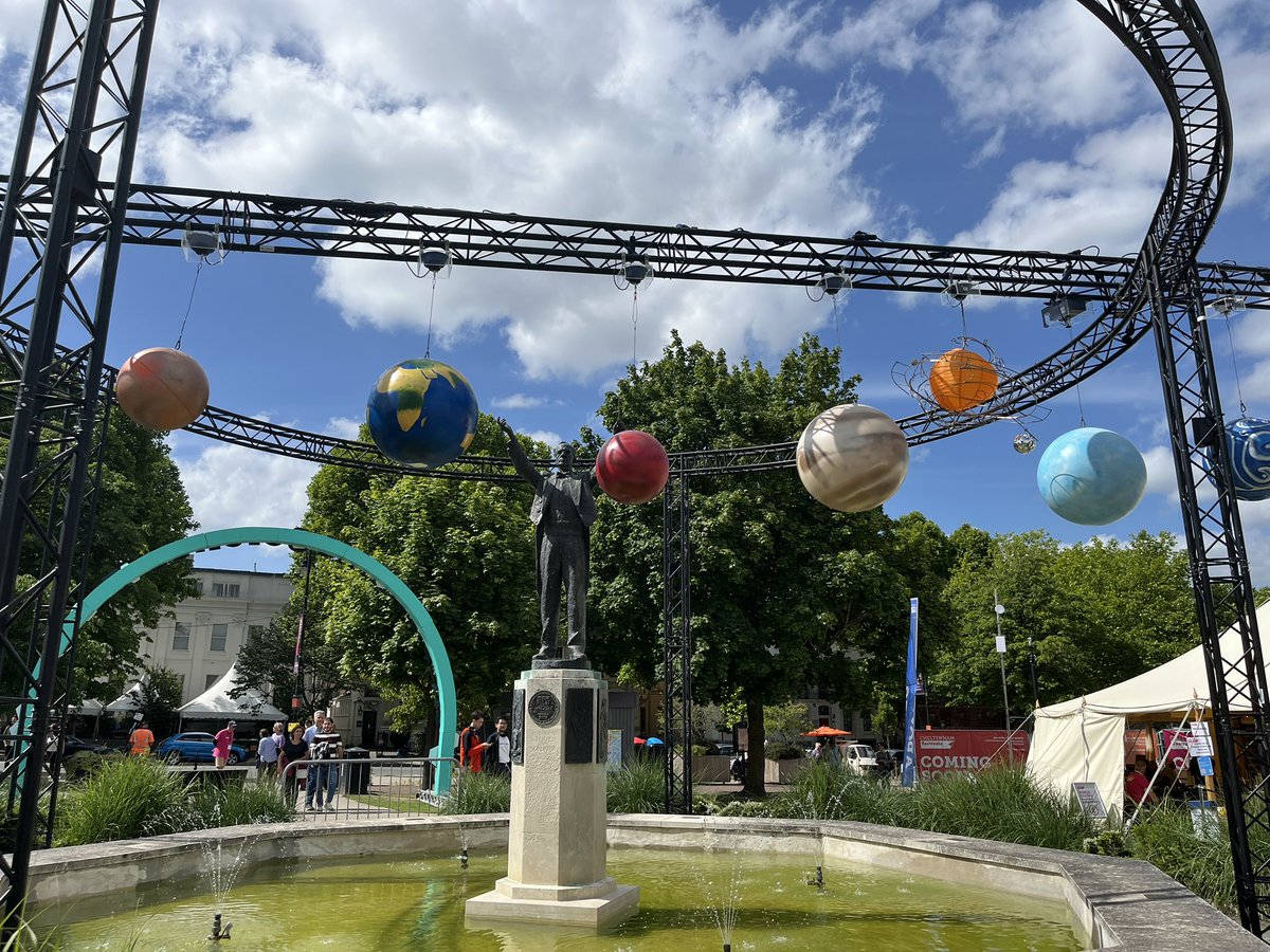SJVanders's tweet photo. Busy but fun day @CheltSciFest on the #ScienceVsSceptics panel with @StuartJRitchie @ProfMarkMaslin @sam_ajaks, interview with @BBCGlos, then making #mosquitos #viruses in the #MakerShack with the @JennerInstitute folks @OxfordVacGroup #CheltSciFest https://t.co/9wW0jNDFpA