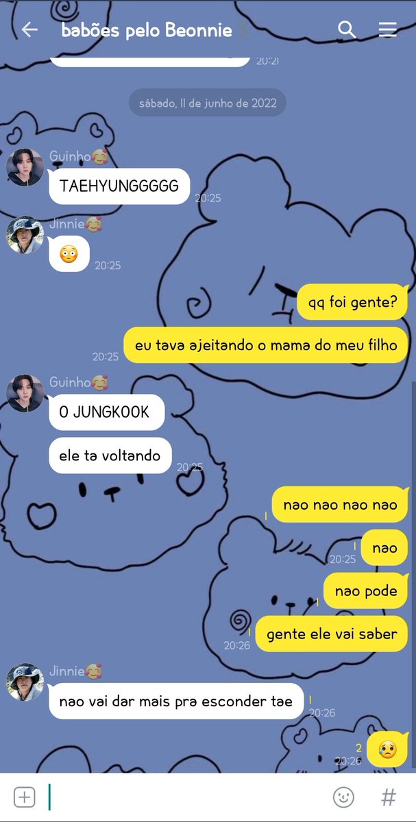 withvtk's tweet photo. #Taekookau Mini Au//Delírio https://t.co/jz24TaNE5h