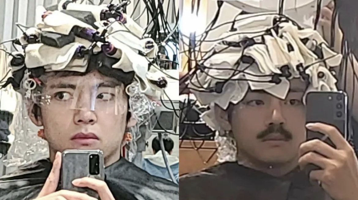 sakittperutt's tweet photo. Kelamaan di salon sampe kumisan https://t.co/2p0gOhAE9O