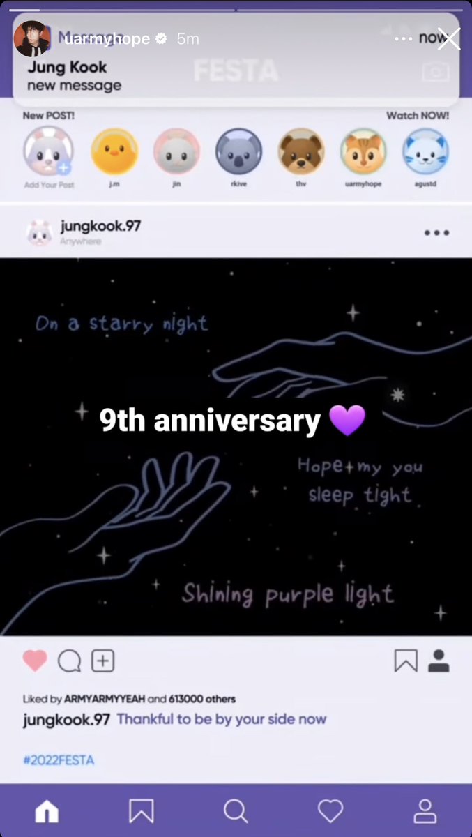purpleloveplus's tweet photo. [INSTAGRAM]📝

¡Actualización de Hoseok en Instagram!

"Noveno aniversario".

©JMLOVEMODE | @BTS_twt #BTS https://t.co/NkX1hCo5Mk