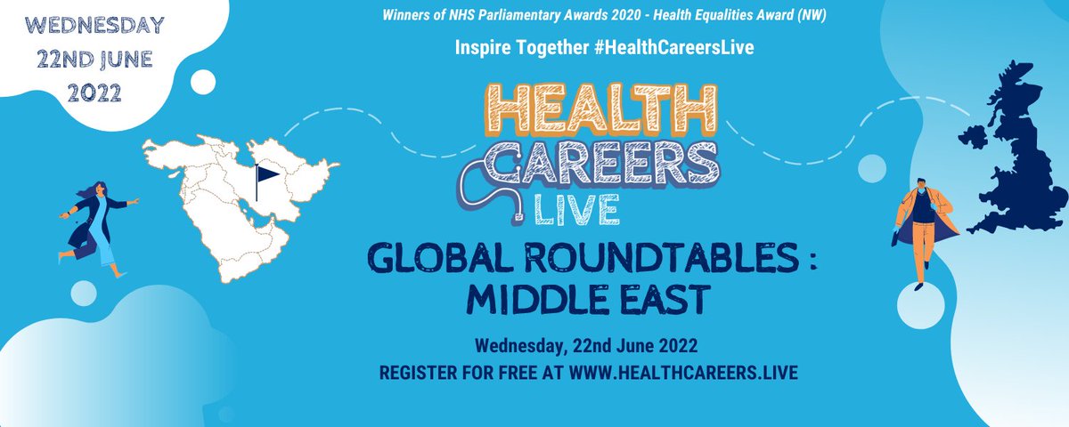 Join us at #HealthCareersLive Middle East 🙌

📅 Wednesday 22 June 2022

👍 Register free ✅↘️ healthcareers.live