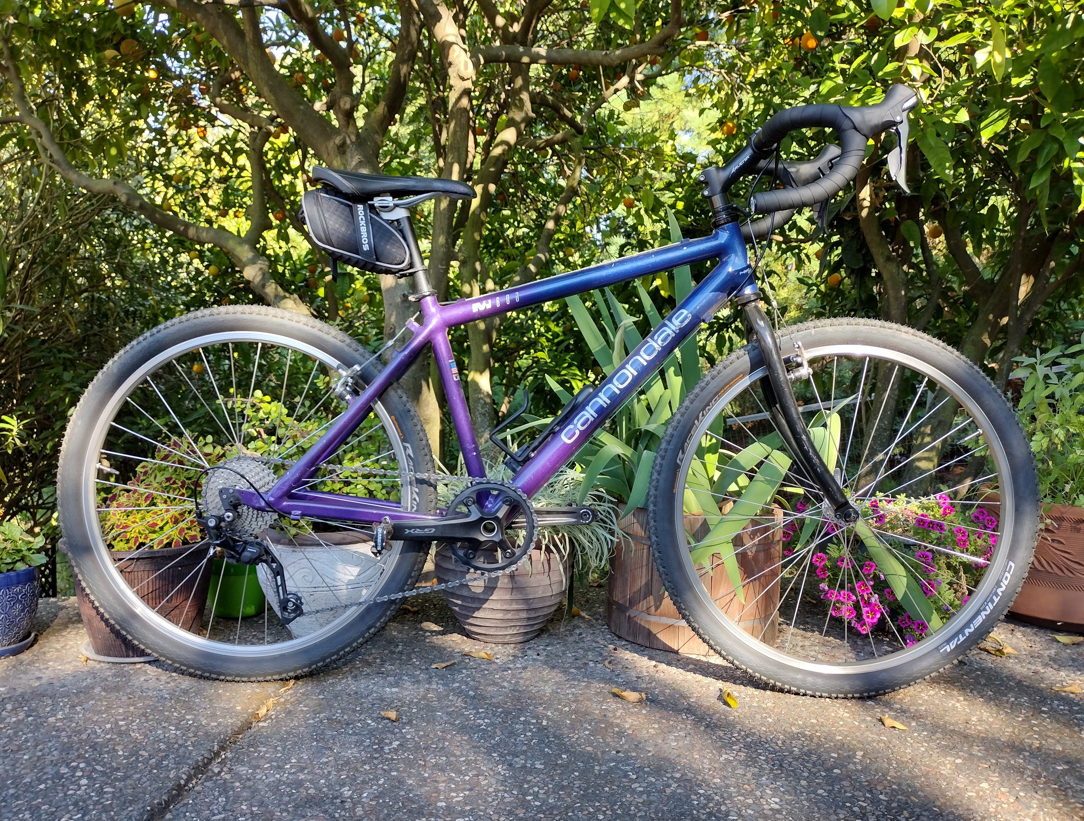 Purple cannondale cheap mountain bike