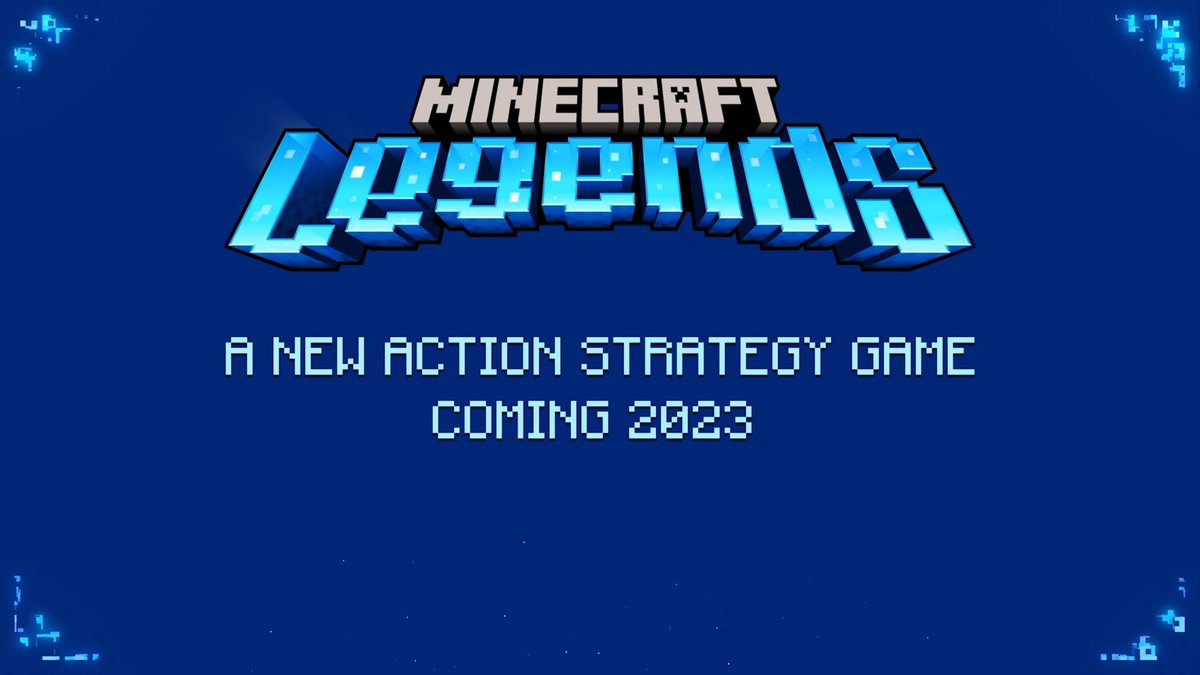 DiscussingFilm on Twitter "‘MINECRAFT LEGENDS’, a new action strategy