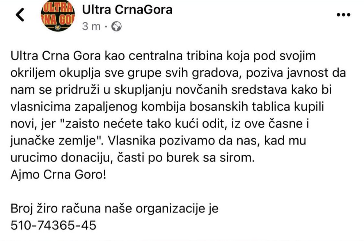 Predrag Bošković (@pedjabosskovic) on Twitter photo Bravo momci! Utakmica 🇲🇪-🇧🇦 na terenu i na tribinama vraća vjeru  da na našim prostorima može biti poštovanja različitosti i da možemo uživati u pravim vrijednostima. Akcija #ULTRACRNAGORA zaslužuje našu cjelokupnu podršku. Bravo momci! Utakmica 🇲🇪-🇧🇦 na terenu i na tribinama vraća vjeru  da na našim prostorima može biti poštovanja različitosti i da možemo uživati u pravim vrijednostima. Akcija #ULTRACRNAGORA zaslužuje našu cjelokupnu podršku.