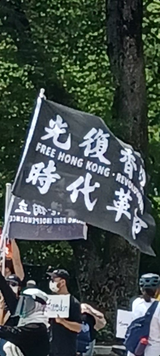 Cool to see some folks rallying in support of #independence for #HongKong and the #HongKongProtests in #Halifax on their 3rd #anniversary #NS #NSPoli #kjipuktuk