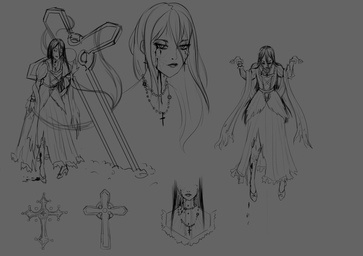 LeoLen16679495's tweet photo. Sketch for my new commission
#sketch #commission #gothic #girl https://t.co/tVFYUGpDW3