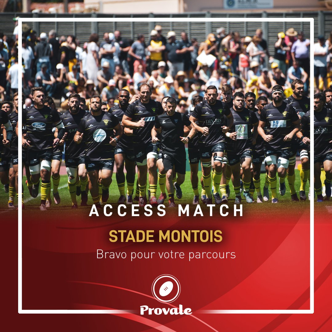 L’ <a href="/usap_officiel/">USAP</a> se maintient en <a href="/top14rugby/">TOP 14 Rugby</a> 🔥

Quel bel affrontement en Access Match ce dimanche soir pour accéder au TOP 14 la prochaine saison ! ⚡

Félicitations à l’ <a href="/usap_officiel/">USAP</a> qui conserve sa place grâce à sa victoire. 👏
Bravo au <a href="/SMR_Rugby/">Stade Montois Rugby</a> pour votre parcours. 🤝