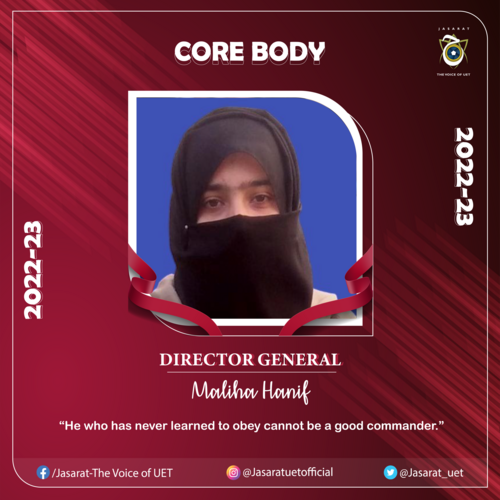 jasarat_uet's tweet photo. || Core Body 2022-23 ||
It's been such an exciting June already as we have onboarded a new Executive Body. We welcome & congratulate the new hands on deck.
Design Credits: Shanzay Jan
#JASARAT_UET #WELCOME #EXECUTIVEBODY
𝐉𝐚𝐬𝐚𝐫𝐚𝐭 - 𝐓𝐡𝐞 𝐕𝐨𝐢𝐜𝐞 𝐨𝐟 𝐔𝐄𝐓 https://t.co/Jr5n1iCDBJ